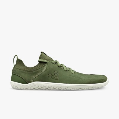 Vivobarefoot Primus Knit Lux - Pánské Sálové Boty Zelene (NFE195207)